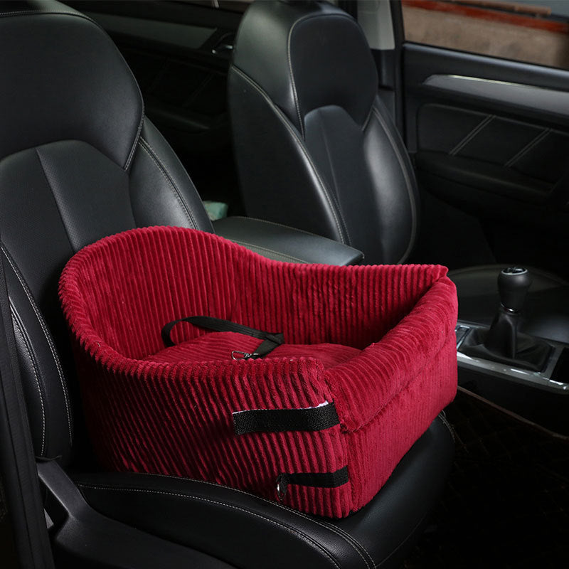 Deluxe Velvet Pet Car Seat